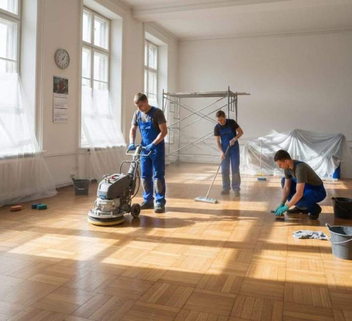 Entreprise de nettoyage de parquet près de Melun